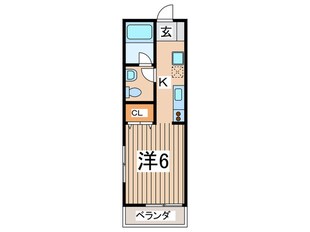 レジデンスＫ・Ｇ・Ｊの物件間取画像